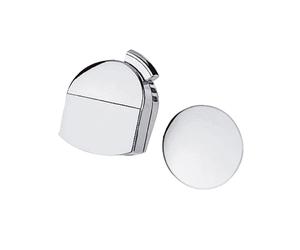hansgrohe Exafill copertura per set scarico e troppopieno con funzione di riempimento, 58127000, Exafill cromo [Rubinetteria Bagno > Sistemi di Scarico]