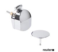 hansgrohe Exafill copertura per set scarico e troppopieno con funzione di riempimento, 58128000, Exafill cromo [Rubinetteria Bagno > Sistemi di Scarico]