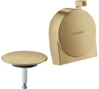hansgrohe Exafill S set completo set di erogazione vasca, scarico e troppopieno hansgrohe, Colorazione: bronzo spazzolato - 58117140