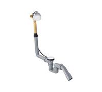 hansgrohe Exafill set scarico e troppopieno con funzione di riempimento set completo, 58123000, Exafill cromo [Rubinetteria Bagno > Sistemi di Scarico]