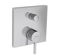 hansgrohe Finoris miscelatore monocomando per vasca da incasso con combinazione di sicurezza integrata secondo EN1717, 76410, Colorazione: cromo - 76416000