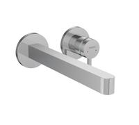Hansgrohe Finoris Miscelatore monocomando lavabo da incasso a parete con bocca erogazione 22.8 cm, Cromo, 76050000