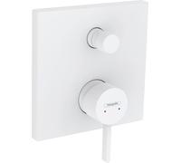hansgrohe Finoris miscelatore monocomando per vasca da incasso con combinazione di sicurezza integrata secondo EN1717, 76410, Colorazione: bianco opaco - 76416700