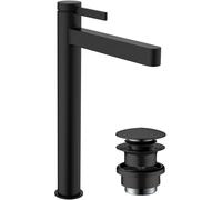 hansgrohe Finoris robinetterie de lavabo 260 pour vasques avec vidage Push-Open, portée 208mm, 76070670, 76070670, Colorazione: nero opaco