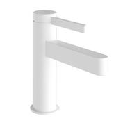 hansgrohe Finoris robinetterie de lavabo monocommande 100 CoolStart avec vidage Push-Open, portée 126mm, 76012700, 76012700, Colorazione: Bianco opaco