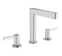 hansgrohe Finoris Mélangeur de lavabo 3 trous 160 avec vidage Push-Open, saillie 169 mm, 76034000, 76034000, Colorazione: cromo