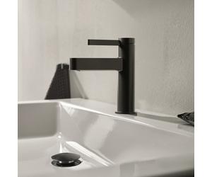 hansgrohe Finoris rubinetto lavabo 100, 76013340, 100 Finoris nero cromato spazzolato [Rubinetteria Bagno > Rubinetteria Lavabo]