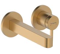 hansgrohe Finoris rubinetto lavabo a parete, 76051140, Finoris bronzo spazzolato [Rubinetteria Bagno > Rubinetteria Lavabo]