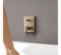 hansgrohe Finoris rubinetto vasca da incasso, miscelatore monocomando, 76415140, Finoris bronzo spazzolato [Rubinetteria Bagno > Rubinetteria Vasca]
