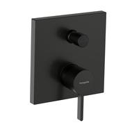 hansgrohe Finoris rubinetto vasca da incasso, miscelatore monocomando, 76415340, Finoris nero cromato spazzolato [Rubinetteria Bagno > Rubinetteria Vasca]