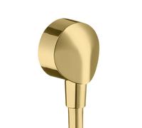 hansgrohe Fixfit E giunzione flessibili, 27454990, Fixfit E oro [Rubinetteria Bagno > Gomito di collegamento a parete]