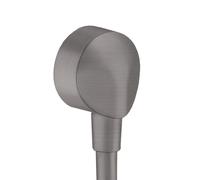 hansgrohe Fixfit E presa d'acqua, 27454340, Fixfit E nero cromato spazzolato [Rubinetteria Bagno > Prese d‘Acqua]