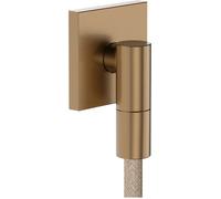 hansgrohe FixFit Fine E raccord mural avec clapet anti-retour, 28883140, 28883140, Colorazione: Bronzo spazzolato