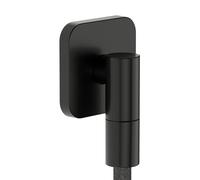 hansgrohe FixFit Fine Q presa d'acqua, 28884340, FixFit Fine Q nero cromato spazzolato [Rubinetteria Bagno > Prese d‘Acqua]