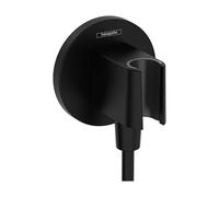 hansgrohe FixFit S 26888671 - Supporto per doccetta, colore: Nero opaco
