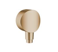 hansgrohe Fixfit S giunzione flessibili, 26453140, Fixfit S bronzo spazzolato [Rubinetteria Bagno > Gomito di collegamento a parete]