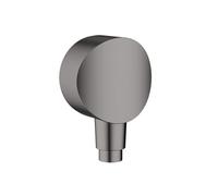 hansgrohe Fixfit S giunzione flessibili, 26453340, Fixfit S nero cromato spazzolato [Rubinetteria Bagno > Gomito di collegamento a parete]