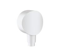 hansgrohe Fixfit S giunzione flessibili, 26453700, Fixfit S bianco opaco [Rubinetteria Bagno > Gomito di collegamento a parete]