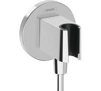 hansgrohe FixFit S Uscita a muro con set porter, Cromo, 26888000