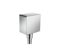 hansgrohe Fixfit Square giunzione flessibili, 26455000, Fixfit Square cromo [Rubinetteria Bagno > Gomito di collegamento a parete]