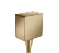 hansgrohe Fixfit Square giunzione flessibili, 26455140, Fixfit Square bronzo spazzolato [Rubinetteria Bagno > Gomito di collegamento a parete]