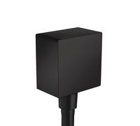 hansgrohe Fixfit Square giunzione flessibili, 26455670, Fixfit Square nero opaco [Rubinetteria Bagno > Gomito di collegamento a parete]