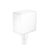 hansgrohe Fixfit Square presa d'acqua, 26455700, Fixfit Square bianco opaco [Rubinetteria Bagno > Prese d‘Acqua]