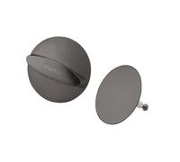 hansgrohe Flexaplus copertura per set scarico e troppopieno, 58185340, Flexaplus nero cromato spazzolato [Rubinetteria Bagno > Sistemi di Scarico]