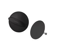 hansgrohe Flexaplus copertura per set scarico e troppopieno, 58185670, Flexaplus nero opaco [Rubinetteria Bagno > Sistemi di Scarico]