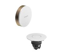 hansgrohe Flexaplus copertura per set scarico e troppopieno, 58187140, Flexaplus bronzo spazzolato/bianco [Vasche da Bagno > Ricambi per Vasche da Bagno]