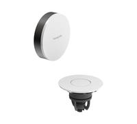 hansgrohe Flexaplus copertura per set scarico e troppopieno, 58187340, Flexaplus nero cromato spazzolato/bianco [Rubinetteria Bagno > Sistemi di Scarico]