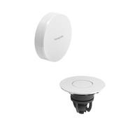 hansgrohe Flexaplus copertura per set scarico e troppopieno, 58187700, Flexaplus bianco opaco/bianco [Rubinetteria Bagno > Sistemi di Scarico]