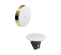 hansgrohe Flexaplus copertura per set scarico e troppopieno, 58187990, Flexaplus oro/bianco [Vasche da Bagno > Ricambi per Vasche da Bagno]