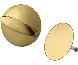 hansgrohe Flexaplus Ensemble de finition pour drain et trop-plein, 58185990, 58185990, Colorazione: Ottica in oro lucido