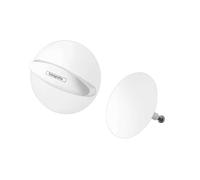 hansgrohe Flexaplus Set di finitura set di scarico e troppopieno, Colorazione: bianco opaco