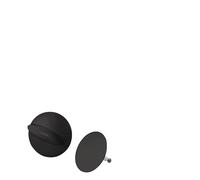 hansgrohe Flexaplus Set di finitura set di scarico e troppopieno, Colorazione: Nero opaco