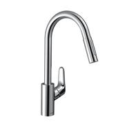 hansgrohe Focus M41 rubinetto da cucina, estraibile, orientabile, 31833000, Focus M41 cromo [Rubinetteria da Cucina > Rubinetti da Cucina]