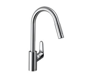 hansgrohe Focus M41 rubinetto da cucina, estraibile, orientabile, 31833000, Focus M41 cromo [Rubinetteria da Cucina > Rubinetti da Cucina]