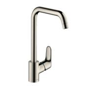 hansgrohe Focus M41 rubinetto da cucina, orientabile, 31821800, Focus M41 acciaio inox spazzolato [Rubinetteria da Cucina > Rubinetti da Cucina]