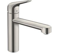 hansgrohe Focus M42 Mitigeur monocommande de cuisine 120, 1 jet, 71806800, 71806800, Colorazione: Finitura in acciaio inox