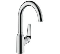 hansgrohe Focus M42 Mitigeur monocommande de cuisine 220, 1 jet, 71802000, 71802000, Colorazione: cromo