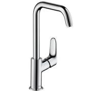 hansgrohe Focus Mitigeur monocommande de lavabo Focus 240 avec bec orientable à 120° DN 15, 31609000, 31609000