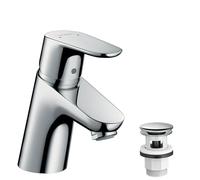 Miscelatore Monocomando Lavabo Hansgrohe Focus 70 con clic clac