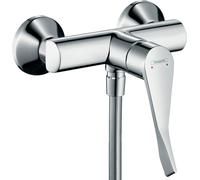 Miscelatore per doccia Hansgrohe Focus, montaggio esterno, maniglia extra lunga 121 mm, 1 utenza, cromo, 31916000