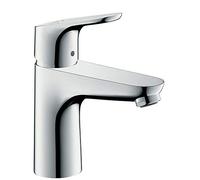 hansgrohe Focus Mitigeur de lavabo, Lowflow, ComfortZone100, saillie 119mm, vidage à tirette, chromé, 31603000, 31603000
