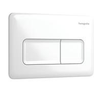 hansgrohe iFrame Original Q Plaques de déclenchement pour chasse d'eau à 2 quantités, 66001450, 66001450, Colorazione: Bianco