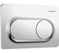 hansgrohe iFrame Original S plaques de déclenchement pour chasse d'eau à 2 quantités, 66002000, 66002000, Colorazione: cromo