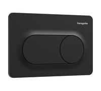 hansgrohe iFrame Original S plaques de déclenchement pour chasse d'eau à 2 quantités, 66002670, 66002670, Colorazione: nero opaco