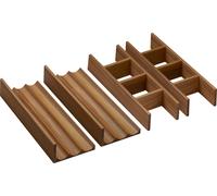 hansgrohe IntraStories Séparation intérieure de tiroir set 320, pour élément bas WT 1180/475 et 1180/550, bois massif, noyer foncé, 54234630, 54234630