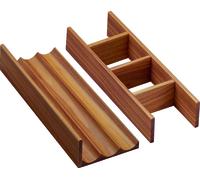 hansgrohe IntraStories Séparation intérieure de tiroir set 320, pour élément bas WT 580/475 et 1375/550, bois massif, noyer foncé, 54231630, 54231630